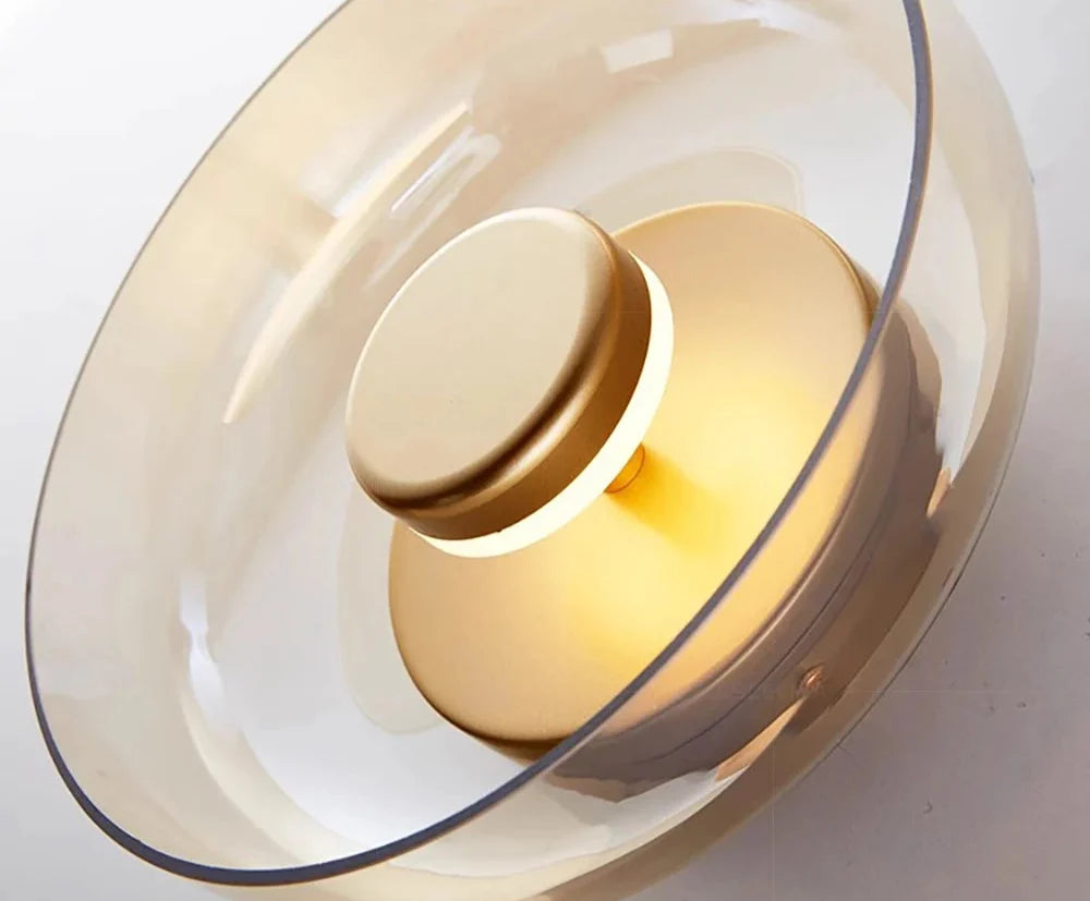 סוואלה - מנורת קיר LED מודרנית מזכוכית
